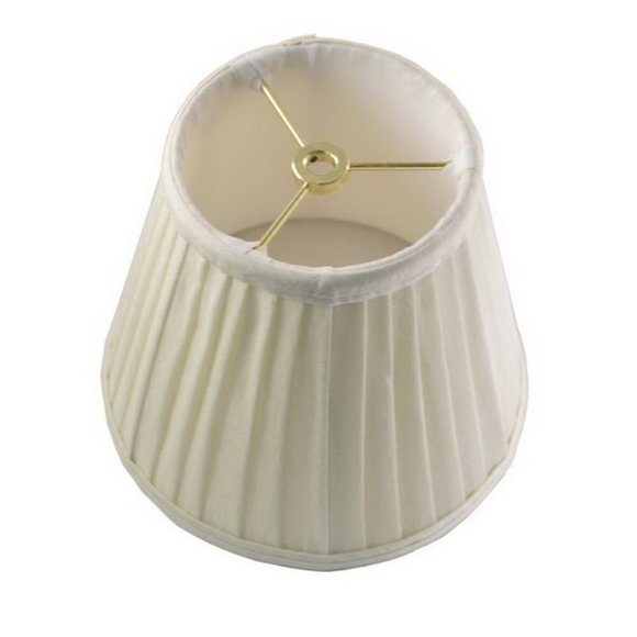 Empire Lampshade with Anna Rayon cloth Brass Trim - Picture 2 of 3